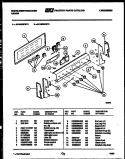 CONTROL PANEL Diagram and Parts List for KF440GDW4  Frigidaire Range