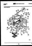 BODY PARTS Diagram and Parts List for REGS37BNW1  Frigidaire Range