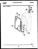 CABINET PARTS Diagram and Parts List for FFU17M2AW1  Frigidaire Freezer