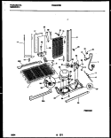 SYSTEM AND AUTOMATIC DEFROST PARTS Diagram and Parts List for FRS24WRBW0  Frigidaire Refrigerator