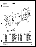 ELECTRICAL PARTS Diagram and Parts List for AR12ME5L1  Frigidaire Air Conditioner