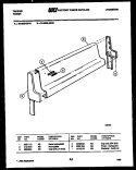 BACKGUARD Diagram and Parts List for 32-2539-00-01  Tappan Range