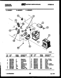POWER CONTROL Diagram and Parts List for MC830E1  Frigidaire Microwave