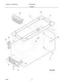 CABINET Diagram and Parts List for WFC20M4BW4  Westinghouse Freezer