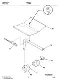 BURNER Diagram and Parts List for FGB500CESG  Frigidaire Wall Oven