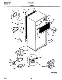 SYSTEM Diagram and Parts List for WRT16DGEW2  Frigidaire Refrigerator