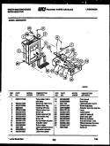 ICE DOOR, DISPENSER AND WATER TANK Diagram and Parts List for RS220MCW1  Frigidaire Refrigerator
