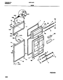 DOOR Diagram and Parts List for WRT21JRCY0  Frigidaire Refrigerator