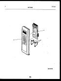 Part Location Diagram of 5303293151 Frigidaire PANEL-CONTROL Assembly