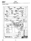 WIRING DIAGRAM Diagram and Parts List for FEF389WFSB  Frigidaire Range