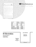 COVER Diagram and Parts List for SGR231HQ1  Westinghouse Dryer
