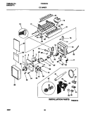 ICE MAKER Diagram and Parts List for FRS26ZSEB4  Frigidaire Refrigerator