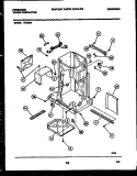 INTERIOR PARTS Diagram and Parts List for TCU3D5  Frigidaire Trash Compactor