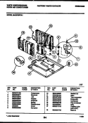 SYSTEM PARTS Diagram and Parts List for MAC073P7A1  Frigidaire Air Conditioner