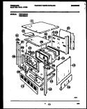 BODY PARTS Diagram and Parts List for FEB702BAB1  Frigidaire Wall Oven