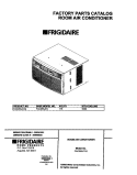 COVER Diagram and Parts List for FAC055J7A2  Frigidaire Air Conditioner