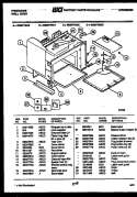 UPPER BODY PARTS Diagram and Parts List for REM77BDB0  Frigidaire Microwave Oven Combo