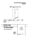 COVER Diagram and Parts List for FFU17G3AW1  Frigidaire Freezer