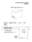 COVER Diagram and Parts List for FFC13M2AW0  Frigidaire Freezer
