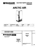 COVER Diagram and Parts List for F22CW2  Frigidaire Freezer