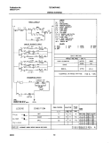 WIRING DIAGRAM Diagram and Parts List for TEF240PHW2  Tappan Range