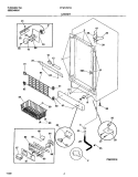 Part Location Diagram of 216511500 Frigidaire GRILLE/KICKPLATE