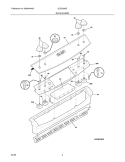 Part Location Diagram of 318239706 Frigidaire PANEL