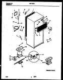 SYSTEM AND AUTOMATIC DEFROST PARTS Diagram and Parts List for GRT13CRAW0  Gibson Refrigerator