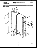 FREEZER DOOR PARTS Diagram and Parts List for FPCI19VPL0  Frigidaire Refrigerator