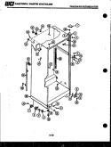 CABINET PARTS Diagram and Parts List for FPES21TDA0  Frigidaire Refrigerator