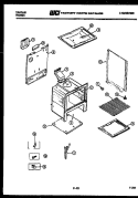 BODY PARTS Diagram and Parts List for 32-2207-23-01  Tappan Range