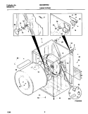 DRY CAB, HEATER Diagram and Parts List for MDE336RES2  Frigidaire Dryer