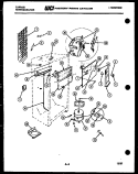 SYSTEM AND AUTOMATIC DEFROST PARTS Diagram and Parts List for 95-1997-00-01  Tappan Refrigerator