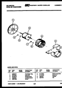 AIR HANDLING PARTS Diagram and Parts List for MH110F1UA  Kelvinator Air Conditioner