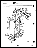 CABINET PARTS Diagram and Parts List for TMK180EN2D  Kelvinator Refrigerator