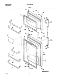 DOORS Diagram and Parts List for WRT15MB3AW2  Westinghouse Refrigerator