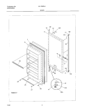 DOOR Diagram and Parts List for UL1793CA1  Electrolux Freezer