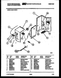 ELECTRICAL PARTS Diagram and Parts List for WAH117P2T2  Frigidaire Air Conditioner