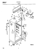 CABINET Diagram and Parts List for MRT15CSEW3  Frigidaire Refrigerator