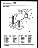 SYSTEM PARTS Diagram and Parts List for AS08B4SYB  Gibson Air Conditioner