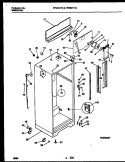 CABINET PARTS Diagram and Parts List for FPGC21TAL2  Frigidaire Refrigerator