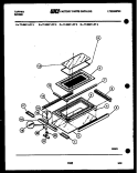 TOP DOOR PARTS Diagram and Parts List for 77-4957-23-03  Tappan Range