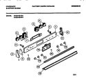 BACKGUARD Diagram and Parts List for FES354BABC  Frigidaire Range