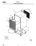 CABINET FRONT AND WRAPPER Diagram and Parts List for MDDQ50FW2  Frigidaire Dehumidifier