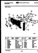 CONSOLE AND CONTROL PARTS Diagram and Parts List for WU180TR1  Frigidaire Dishwasher