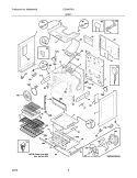 BODY Diagram and Parts List for CEI30GF5GSB  Electrolux Range