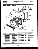 WRAPPER AND BODY PARTS Diagram and Parts List for MVH1190A  Frigidaire Microwave