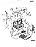 CAVITY / ELEMENTS Diagram and Parts List for FEB500CEBH  Frigidaire Wall Oven