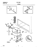 SYSTEM Diagram and Parts List for MFC15M3BW2  Frigidaire Freezer