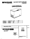 COVER Diagram and Parts List for MFC07M3BW3  Frigidaire Freezer